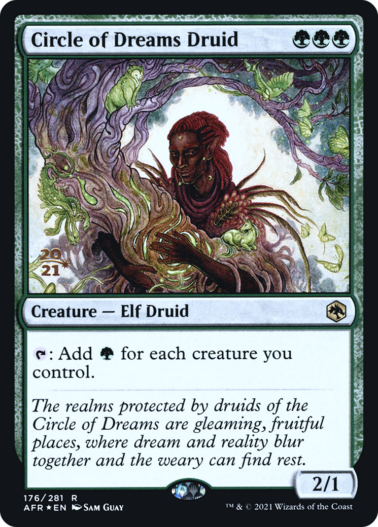 Circle of Dreams Druid [Dungeons & Dragons: Adventures in the Forgotten Realms Prerelease Promos] - Trinity Hobby