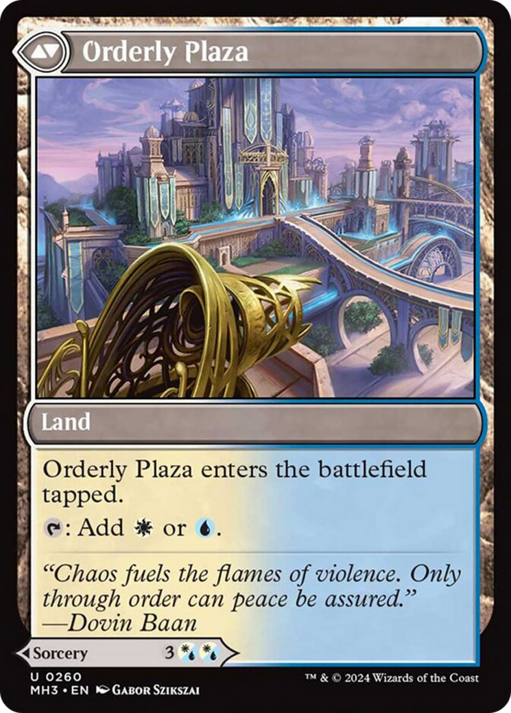 Suppression Ray // Orderly Plaza [Modern Horizons 3] - Trinity Hobby