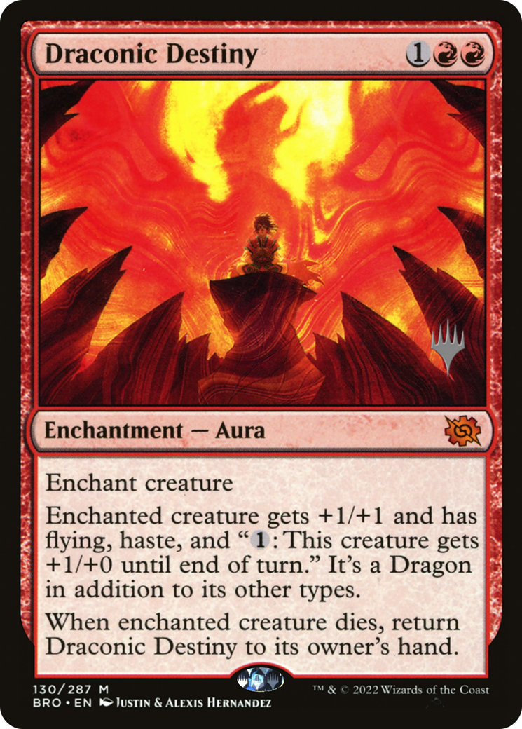 Draconic Destiny (Promo Pack) [The Brothers' War Promos] - Trinity Hobby