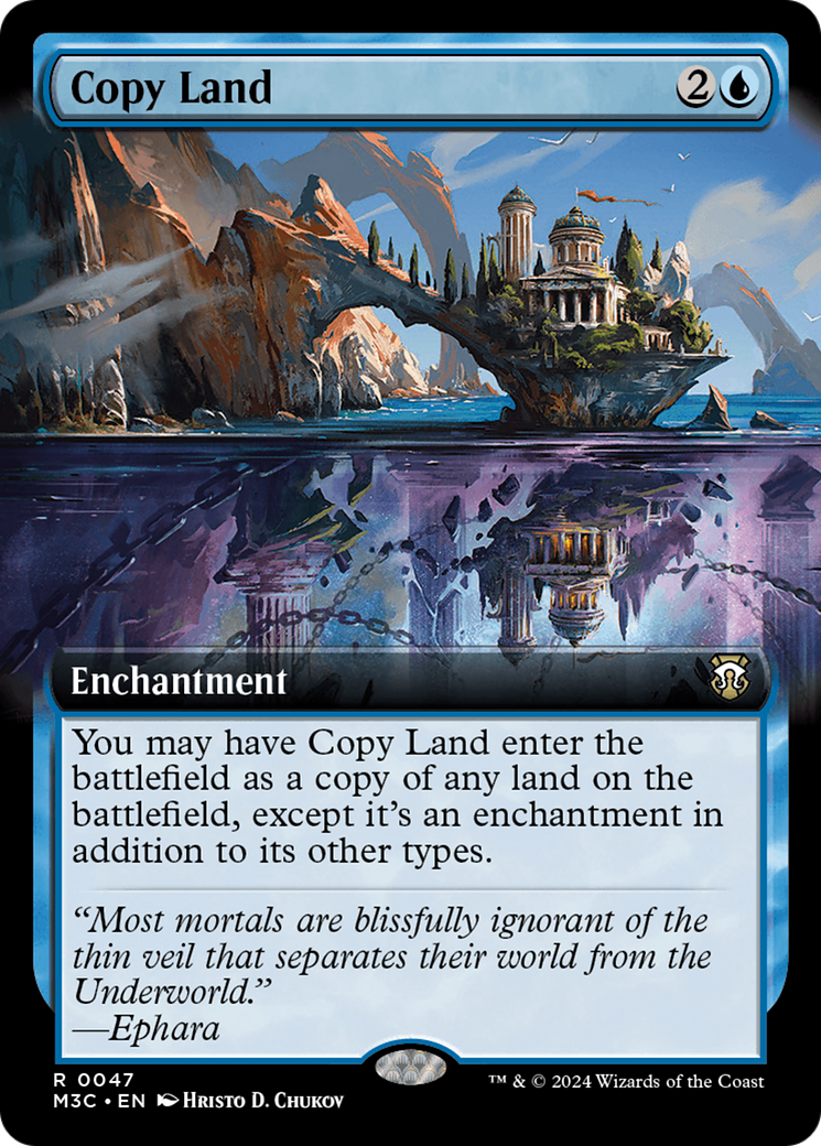 Copy Land (Extended Art) [Modern Horizons 3 Commander] - Trinity Hobby