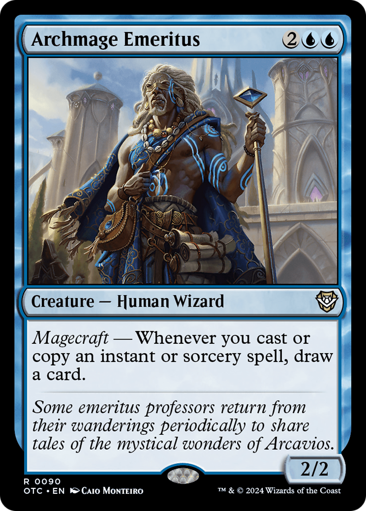 Archmage Emeritus [Outlaws of Thunder Junction Commander] - Trinity Hobby