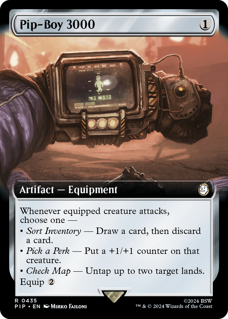 Pip-Boy 3000 (Extended Art) [Fallout] - Trinity Hobby