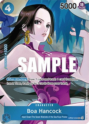 Boa Hancock (Box Topper) (OP02-059) - [Paramount War] Foil - Trinity Hobby
