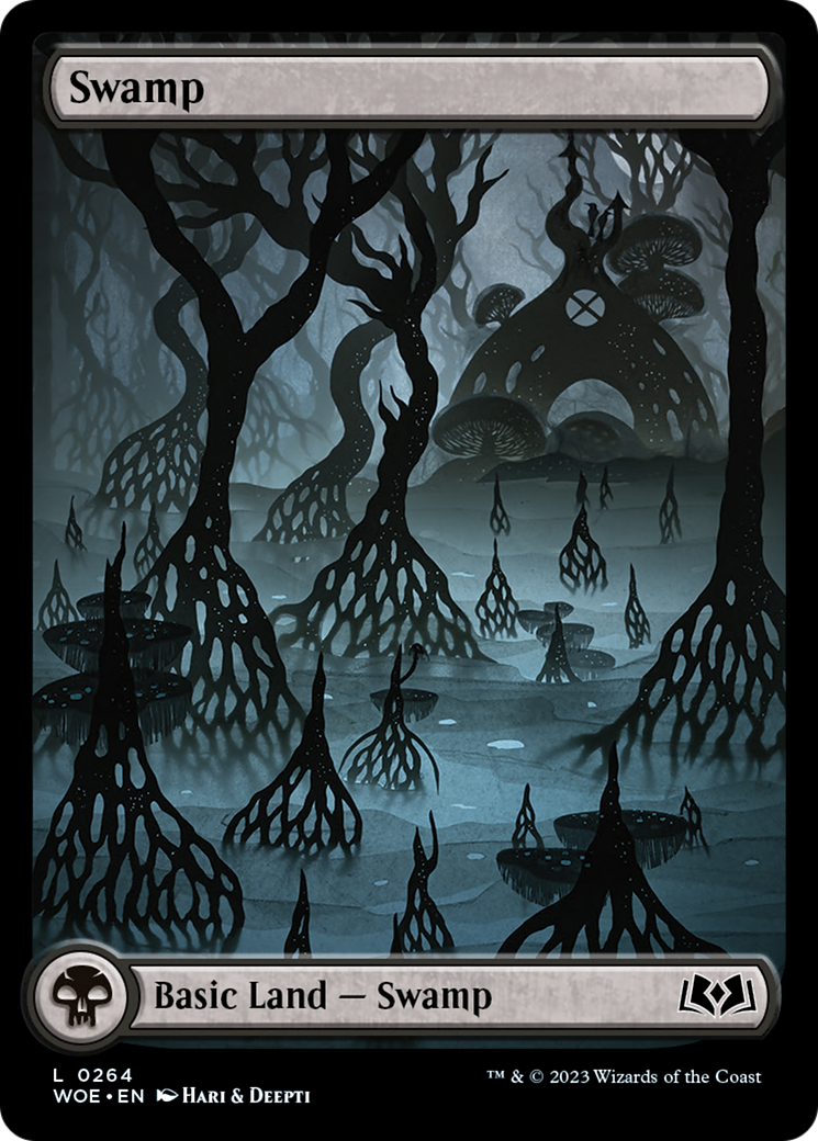 Swamp (264) (Full-Art) [Wilds of Eldraine] - Trinity Hobby