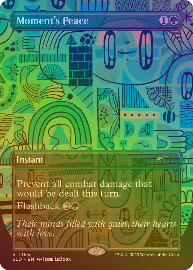 Moment's Peace (Rainbow Foil) [Secret Lair Drop Series] - Trinity Hobby