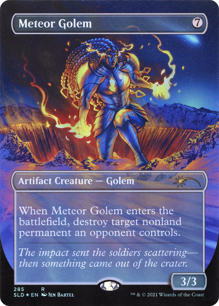Meteor Golem  (SLD-285) - [Secret Lair Drop] (Borderless) - Trinity Hobby