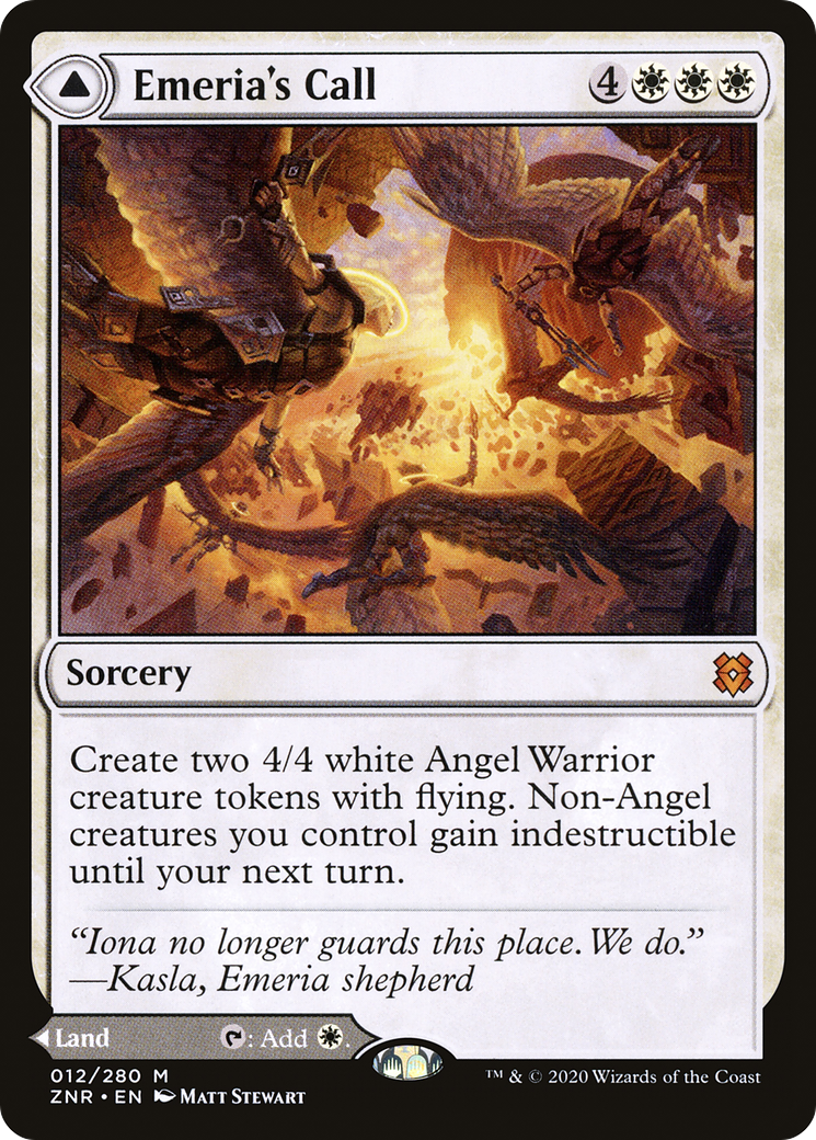 L'appel d'Emeria // Emeria, clave céleste brisé [Zendikar Rising] 