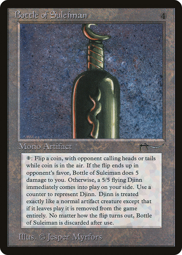 Bottle of Suleiman [Arabian Nights] - Trinity Hobby