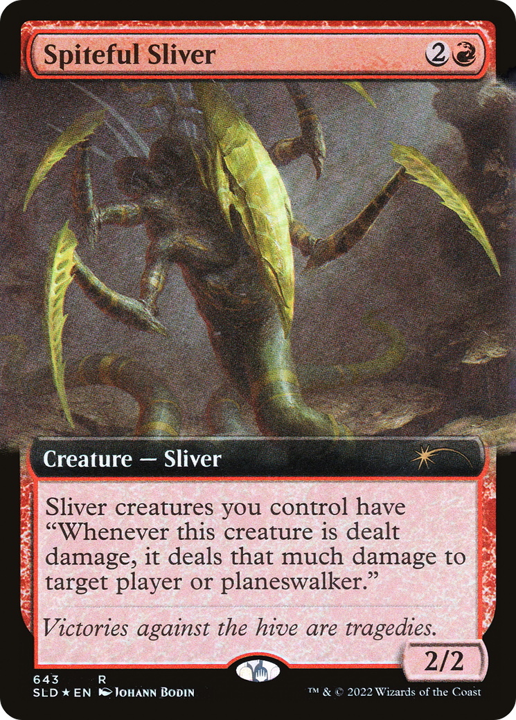Spiteful Sliver (Extended Art) [Secret Lair Drop Promos] - Trinity Hobby
