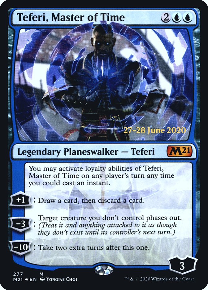 Teferi, Master of Time (277) [Core Set 2021 Prerelease Promos] - Trinity Hobby