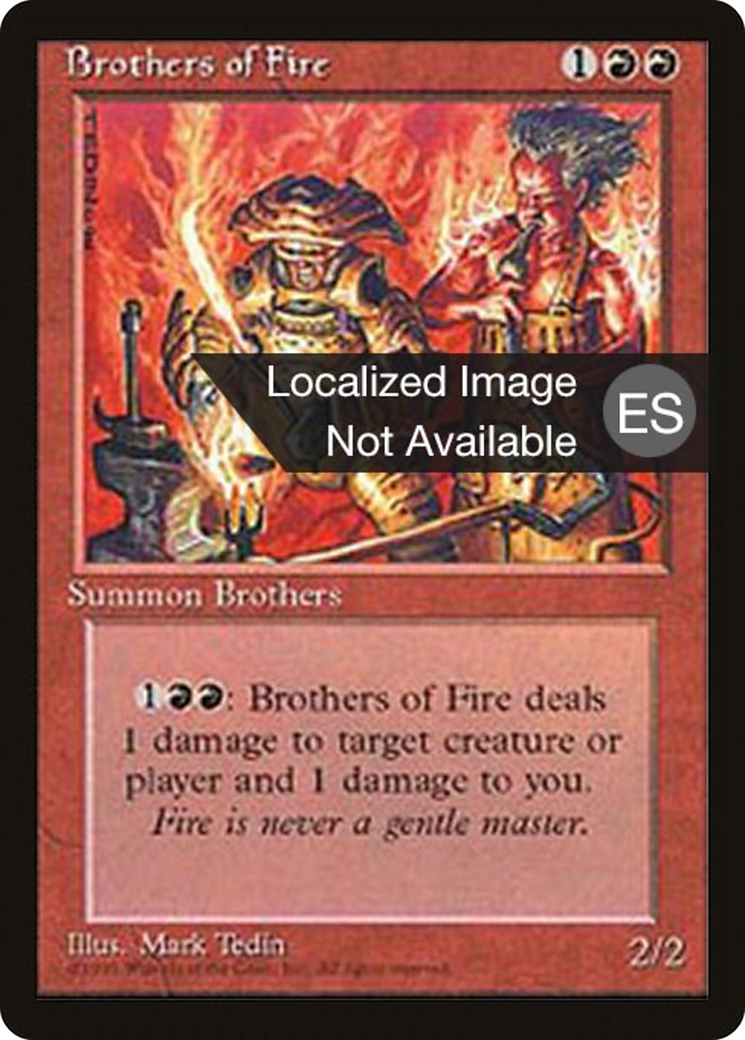 Brothers of Fire [Fourth Edition (Foreign Black Border)] - Trinity Hobby