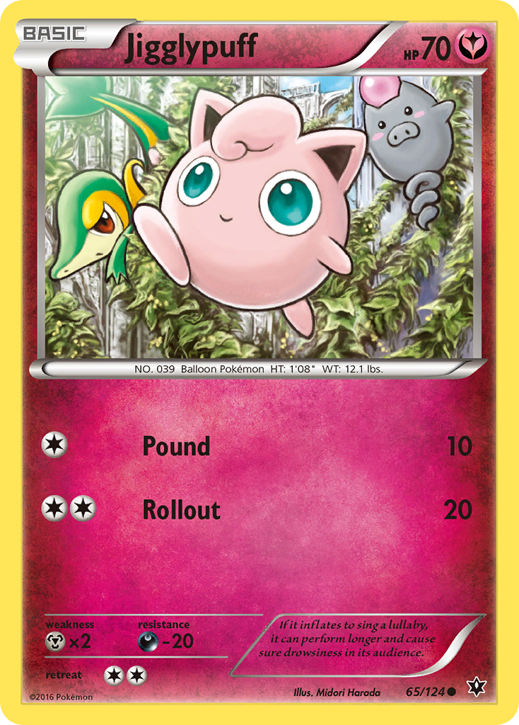 Jigglypuff (65/124) [XY: Fates Collide] - Trinity Hobby