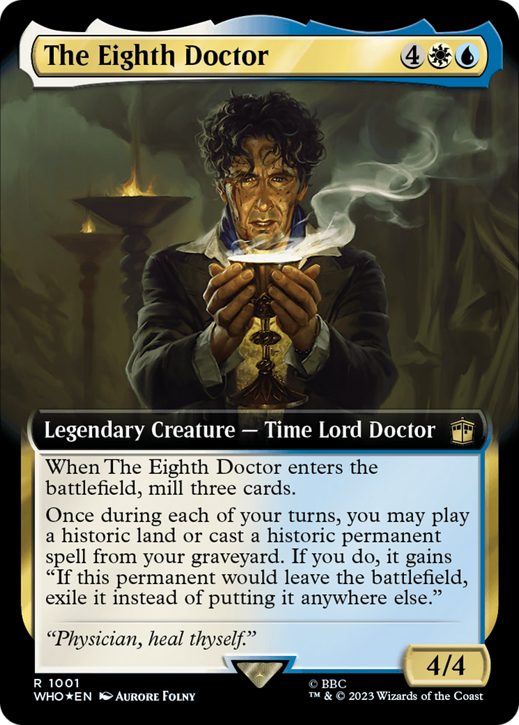 The Eighth Doctor (Extended Art) (Surge Foil) [Doctor Who] - Trinity Hobby