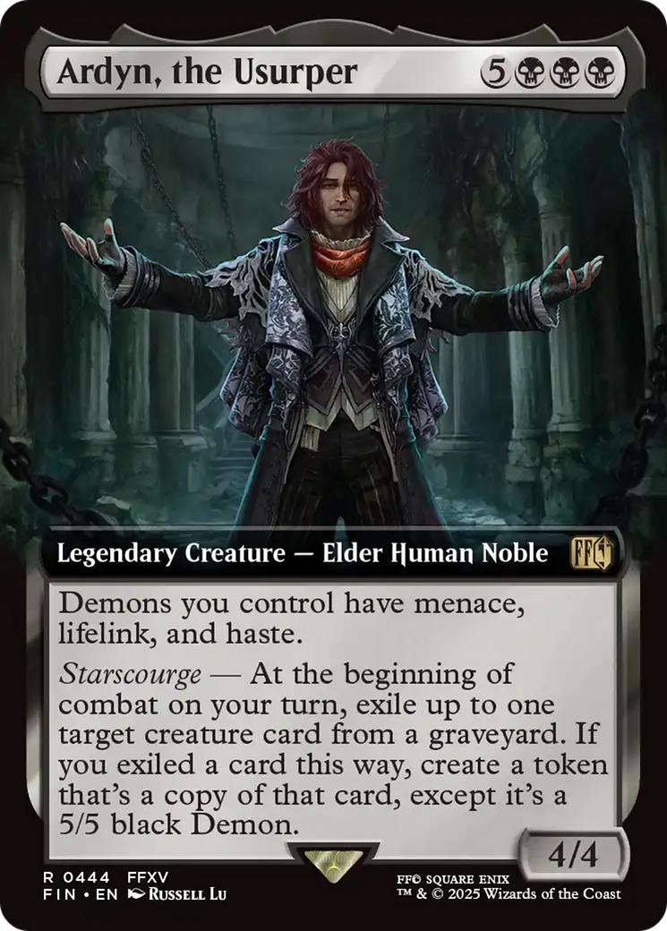 Ardyn, the Usurper (Extended Art)  [Foil]  (FIN-444) - [FINAL FANTASY]: (Extended Art) - Trinity Hobby