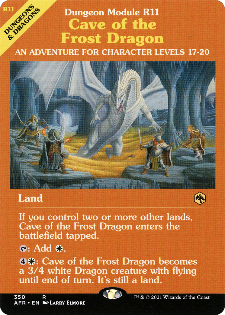 Cave of the Frost Dragon (Dungeon Module) [Dungeons & Dragons: Adventures in the Forgotten Realms] - Trinity Hobby
