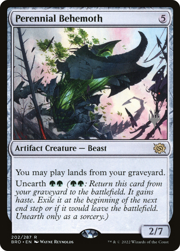 Perennial Behemoth (Promo Pack) [The Brothers' War Promos] - Trinity Hobby