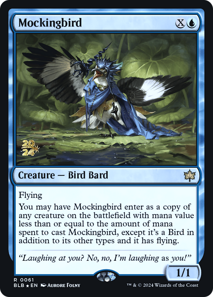 Mockingbird [Bloomburrow Prerelease Promos] - Trinity Hobby