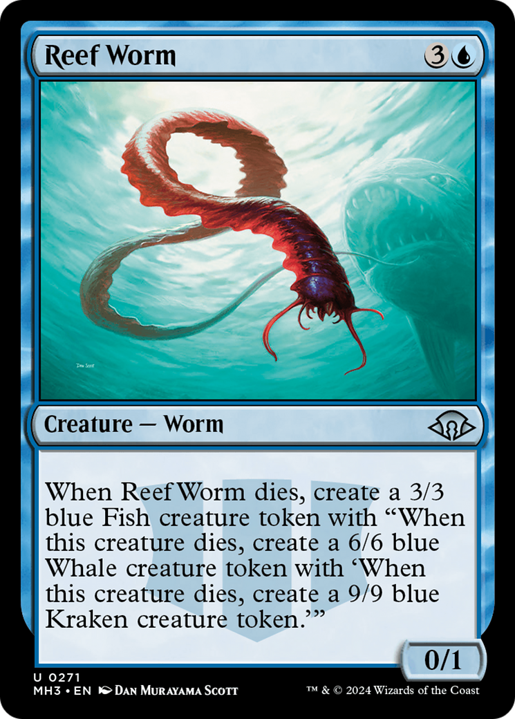 Reef Worm [Modern Horizons 3] - Trinity Hobby