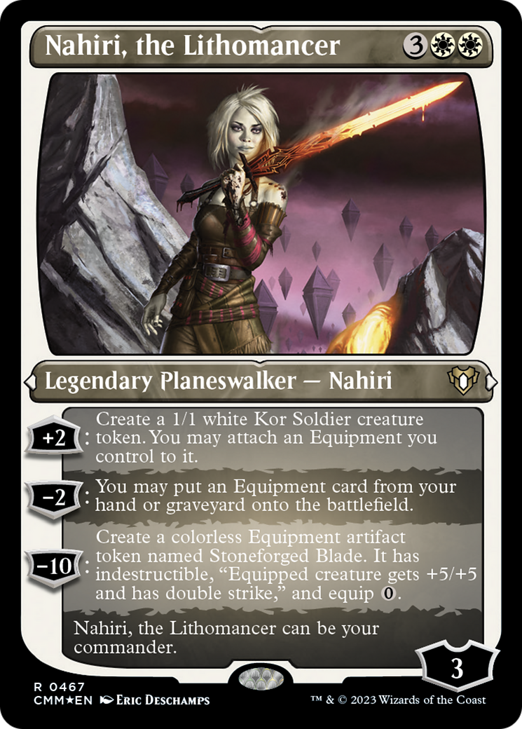 Nahiri, the Lithomancer (Foil Etched) [Commander Masters] - Trinity Hobby