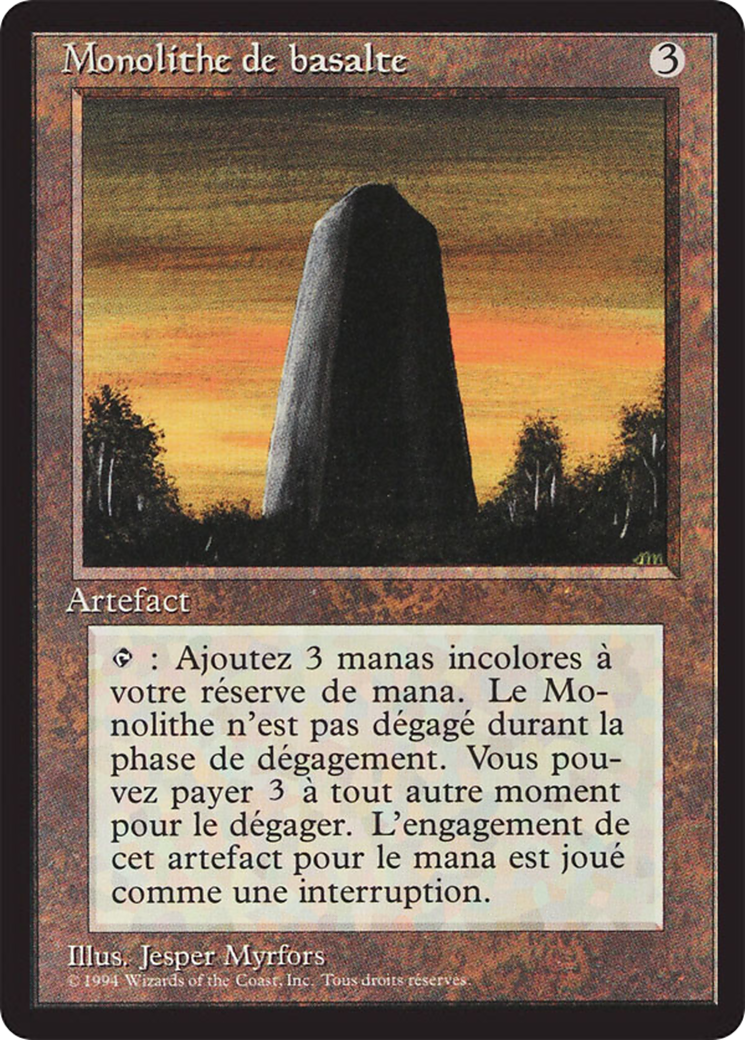 Basalt Monolith [Foreign Black Border] - Trinity Hobby