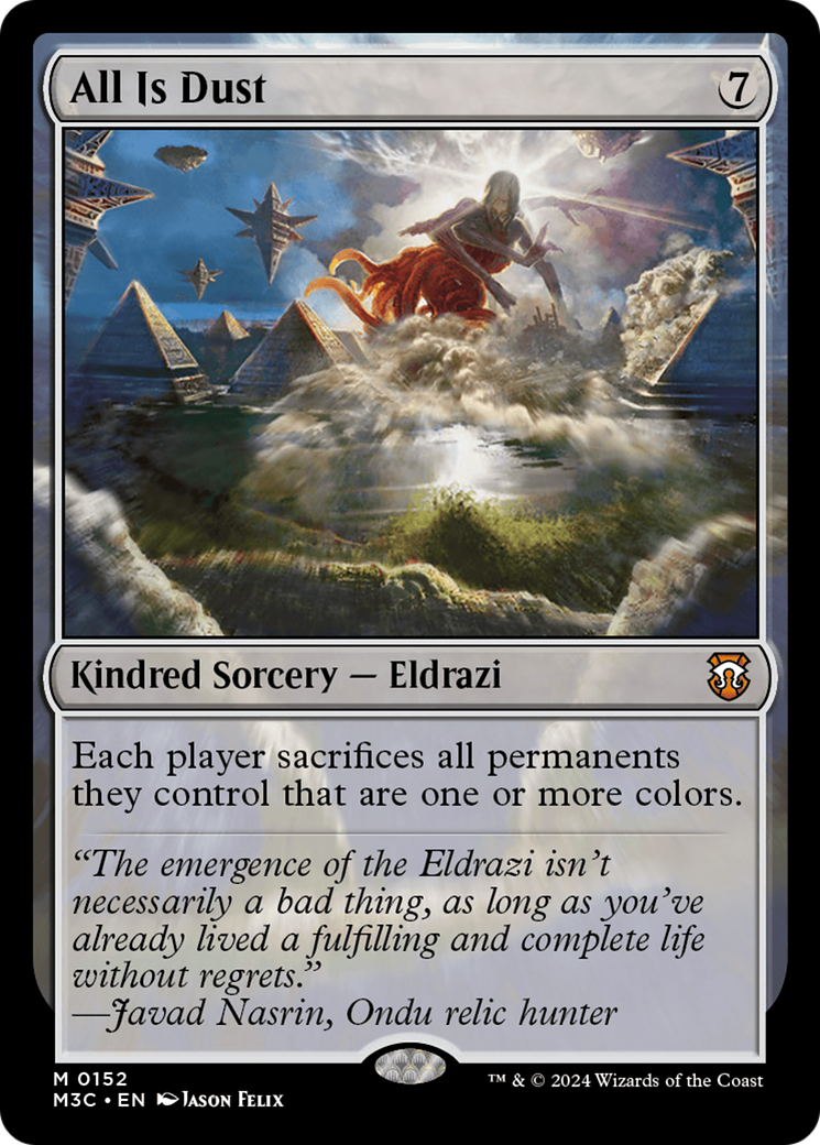 All Is Dust (Ripple Foil) [Modern Horizons 3 Commander] - Trinity Hobby