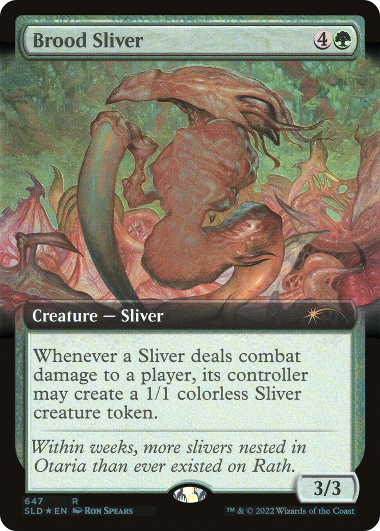 Brood Sliver (Extended Art) [Secret Lair Drop Promos] - Trinity Hobby