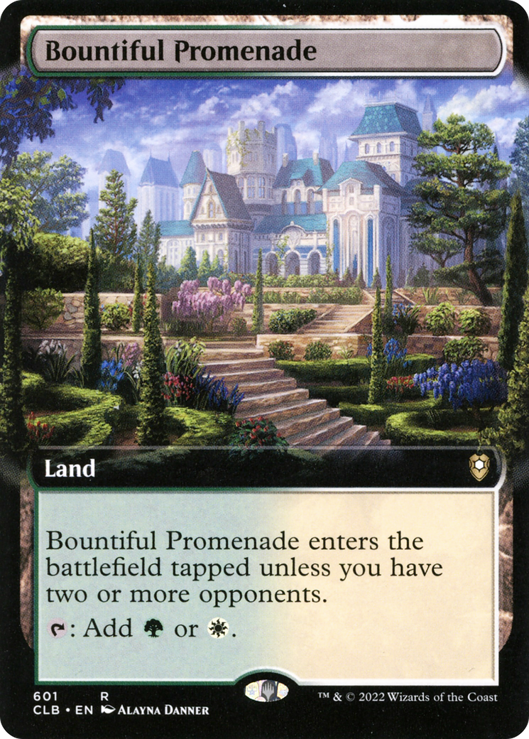 Bountiful Promenade (Extended Art) [Commander Legends: Battle for Baldur's Gate] - Trinity Hobby