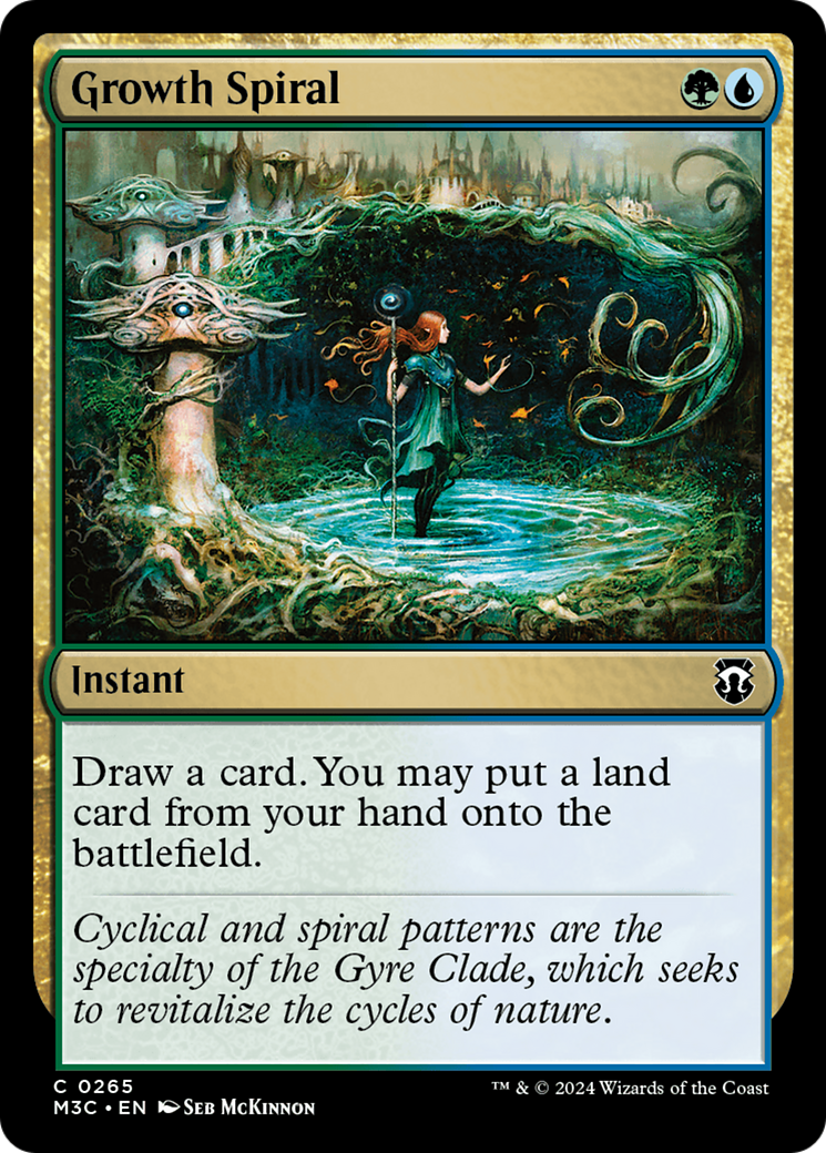 Growth Spiral (Ripple Foil) [Modern Horizons 3 Commander] - Trinity Hobby