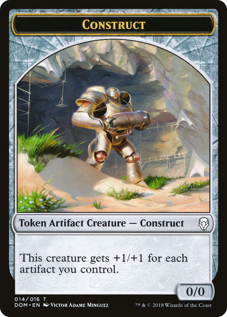 Construct Token [Dominaria Tokens] - Trinity Hobby