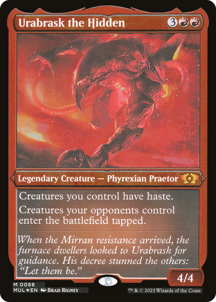 Urabrask the Hidden (MUL-088) - [Multiverse Legends] Foil - Trinity Hobby