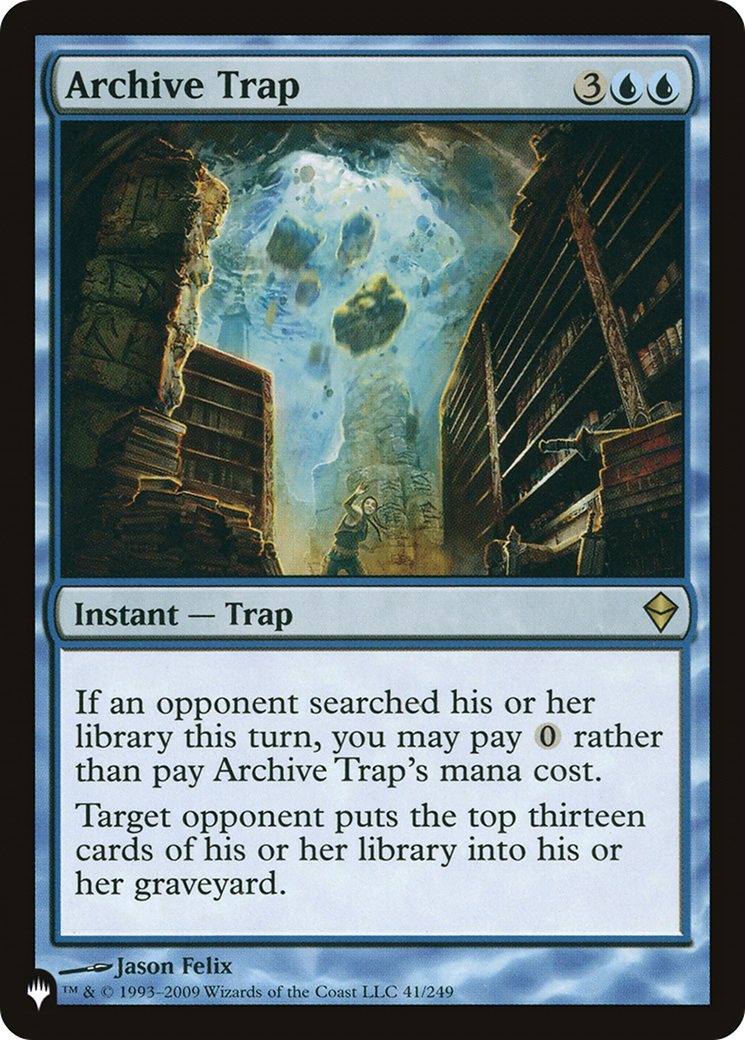 Archive Trap [The List] - Trinity Hobby