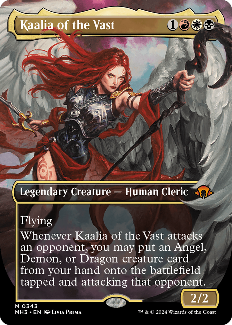 Kaalia of the Vast (Borderless) (0343) [Modern Horizons 3] - Trinity Hobby
