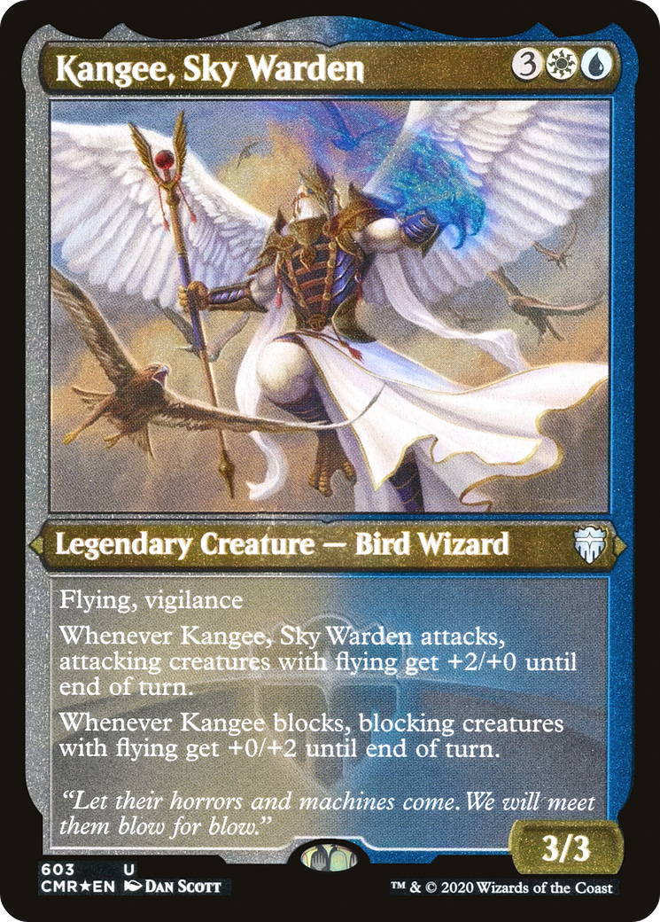 Kangee, Sky Warden (CMR-603) - [Commander Legends] Foil - Trinity Hobby