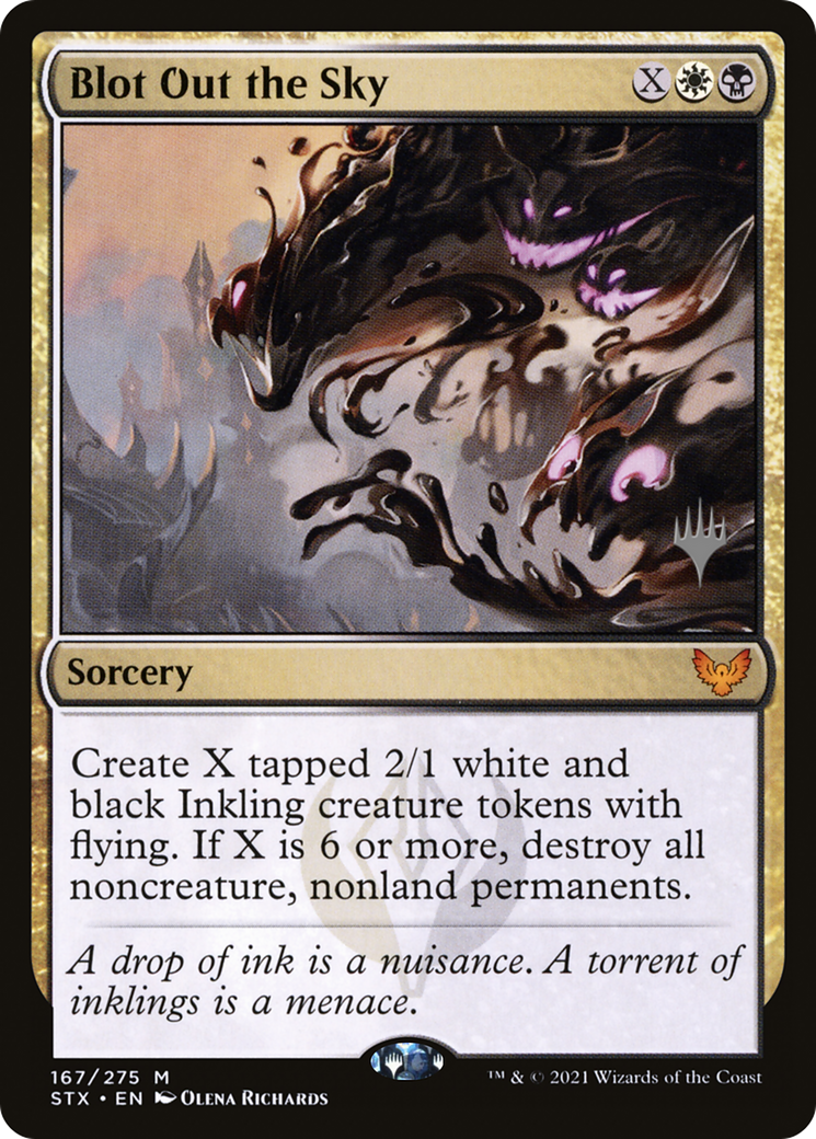 Blot Out the Sky (Promo Pack) [Strixhaven: School of Mages Promos] - Trinity Hobby