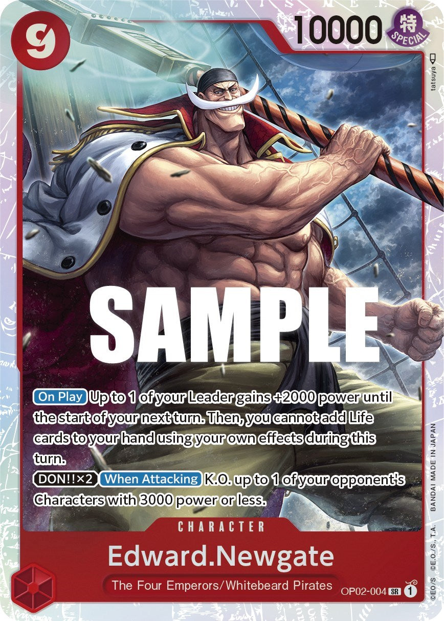 Edward.Newgate (004) (OP02-004) - [Paramount War] Foil - Trinity Hobby
