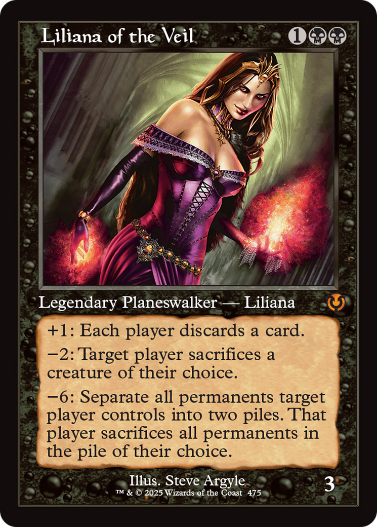 Liliana of the Veil (Retro Frame) [Innistrad Remastered] - Trinity Hobby