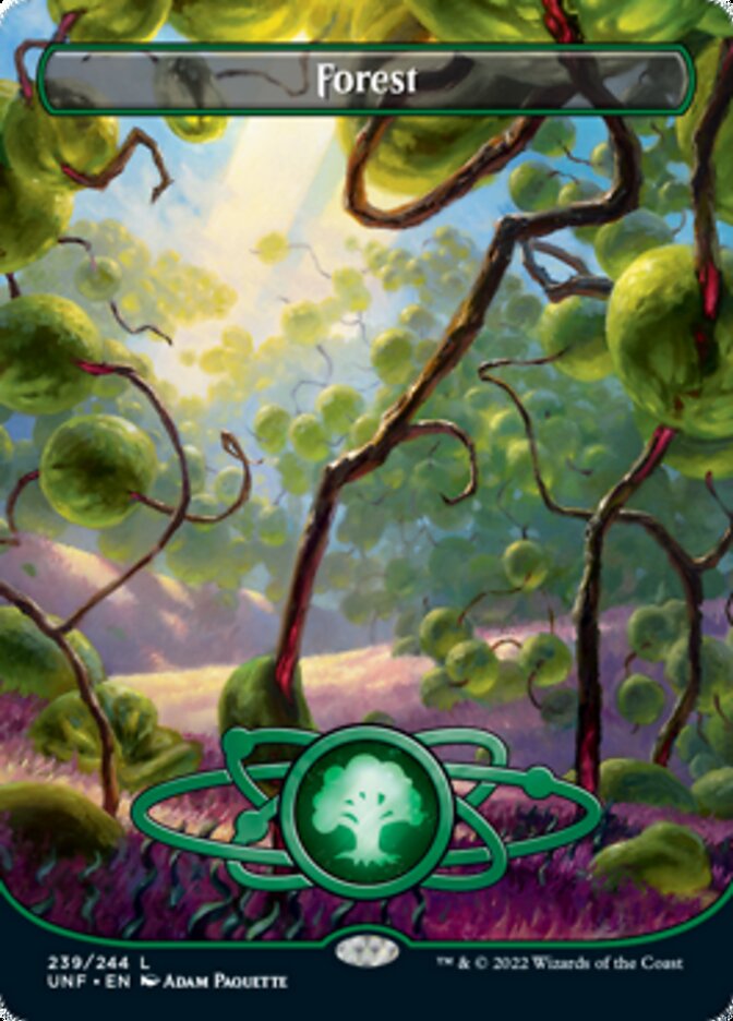 Forest (239) (Planetary Space-ic Land) [Unfinity] - Trinity Hobby