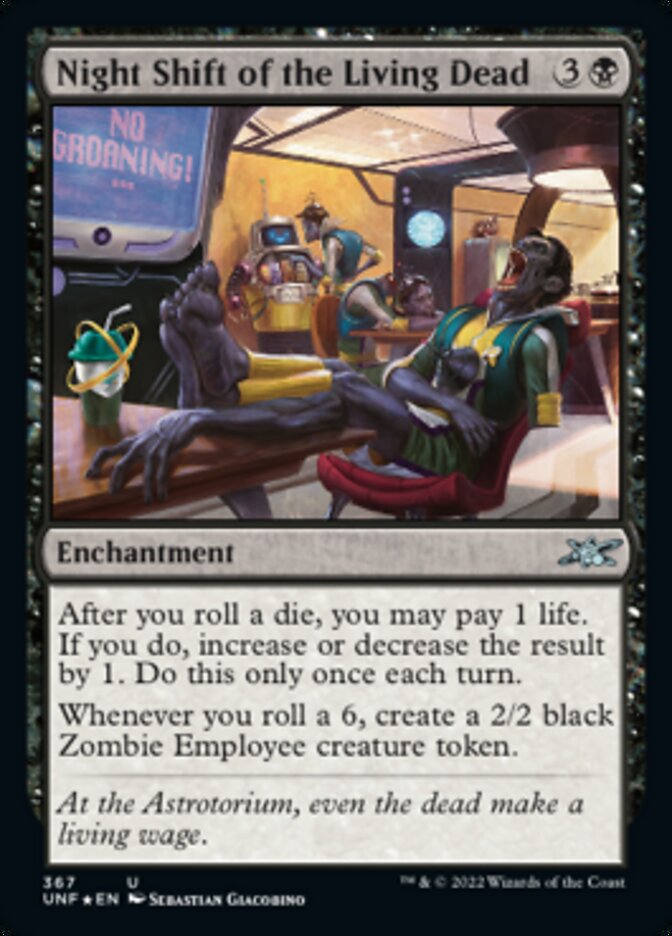 Night Shift of the Living Dead (Galaxy Foil) [Unfinity] - Trinity Hobby
