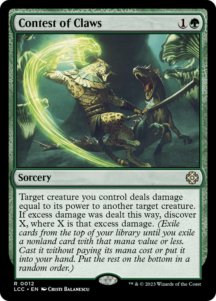 Contest of Claws [The Lost Caverns of Ixalan Commander] - Trinity Hobby