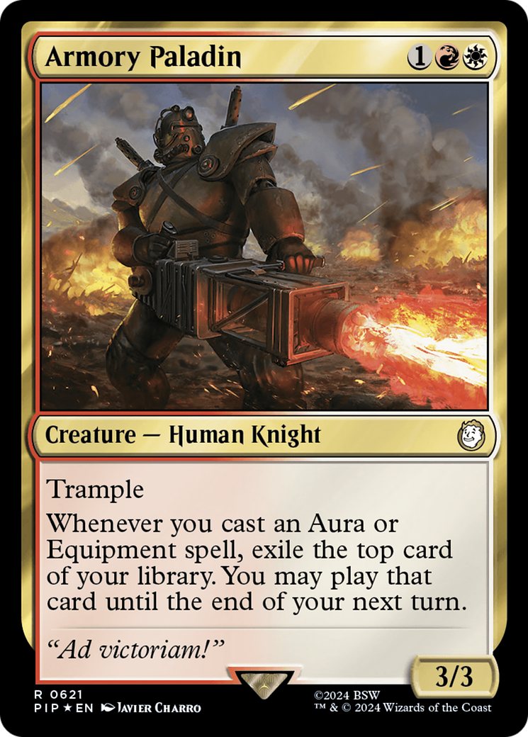 Armory Paladin (Surge Foil) [Fallout] - Trinity Hobby