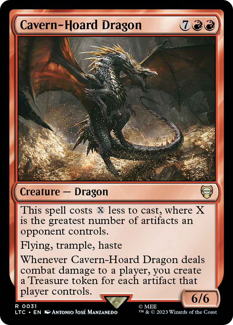 Cavern-Hoard Dragon [The Lord of the Rings: Tales of Middle-Earth Commander] - Trinity Hobby