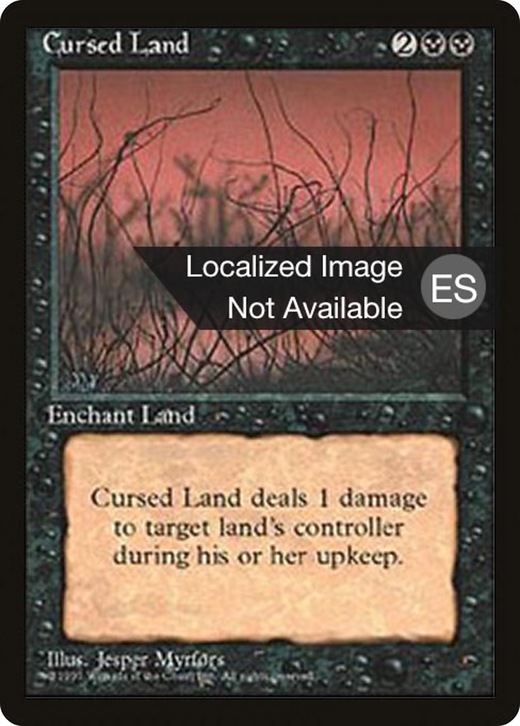 Cursed Land [Fourth Edition (Foreign Black Border)] - Trinity Hobby