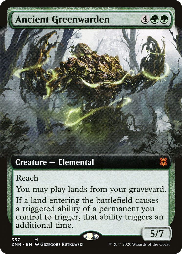 Ancient Greenwarden (Extended Art) [Zendikar Rising] - Trinity Hobby