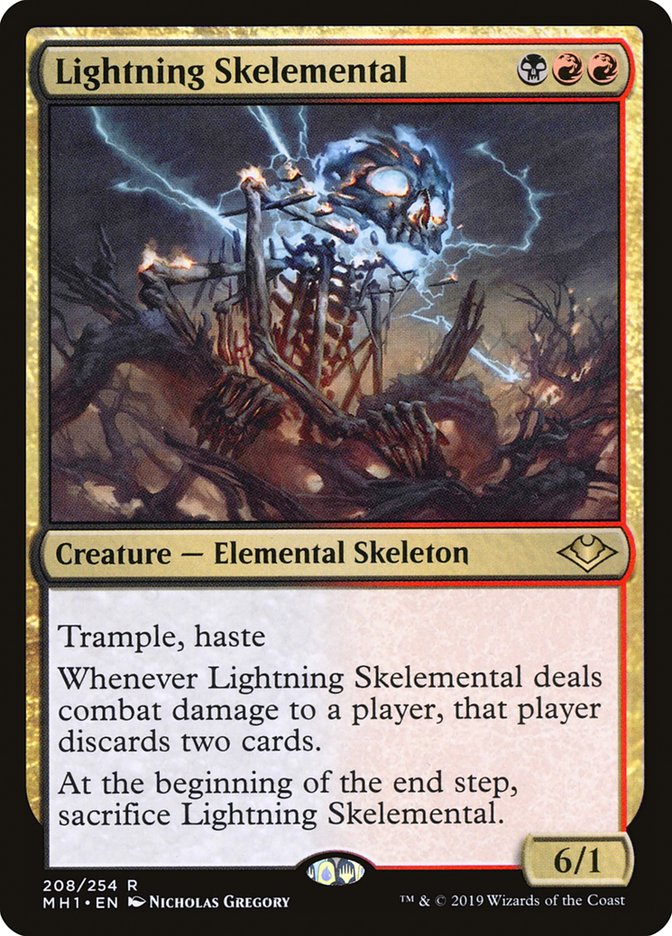 Lightning Skelemental [Modern Horizons] - Trinity Hobby