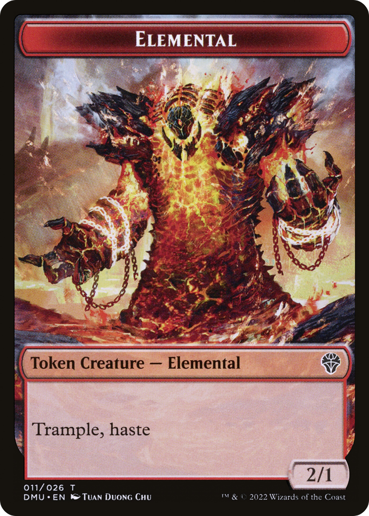 Elemental  [Foil]  (DMU-011) - [Dominaria United Tokens] - Trinity Hobby