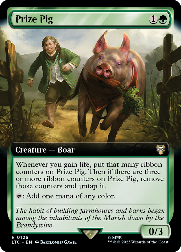 Prize Pig (Extended Art) [The Lord of the Rings: Tales of Middle-Earth Commander] - Trinity Hobby