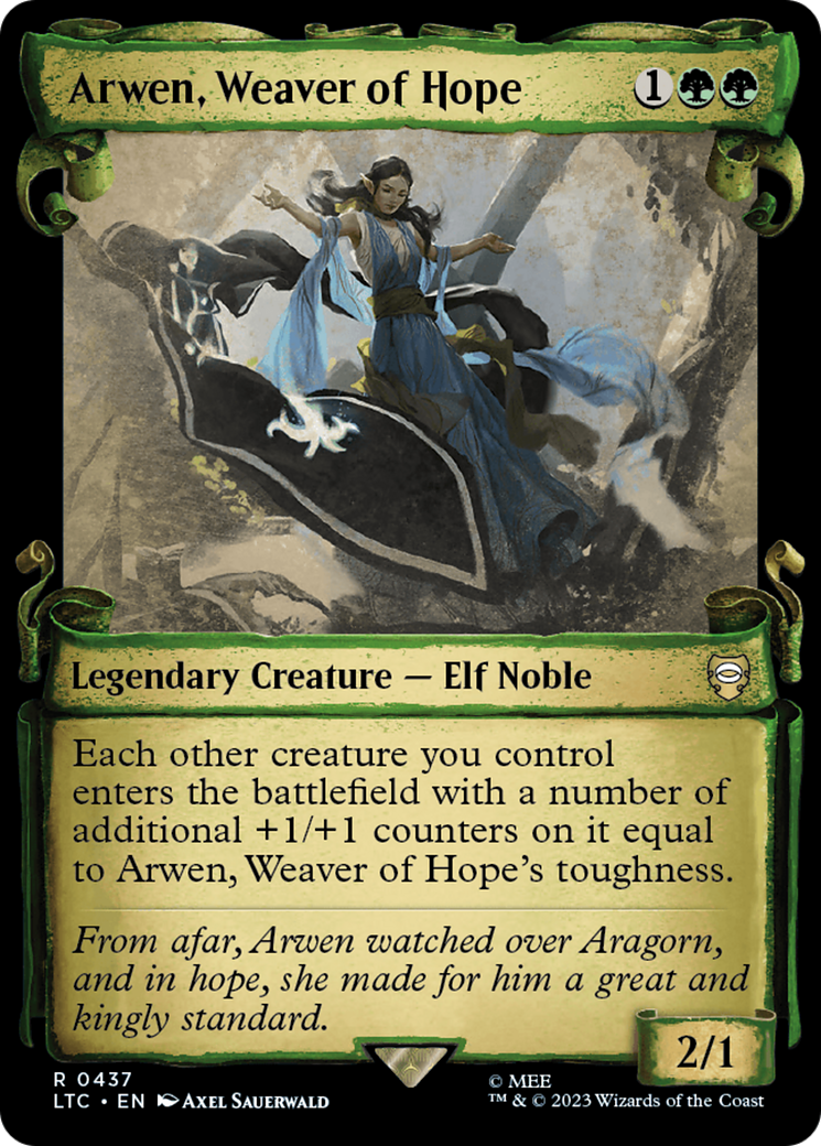 Arwen, Weaver of Hope [The Lord of the Rings: Tales of Middle-Earth Commander Showcase Scrolls] - Trinity Hobby
