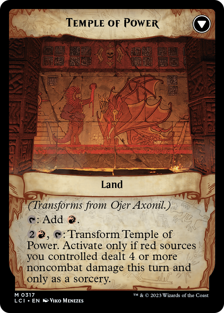 Ojer Axonil, Deepest Might // Temple of Power (Showcase) [The Lost Caverns of Ixalan] - Trinity Hobby