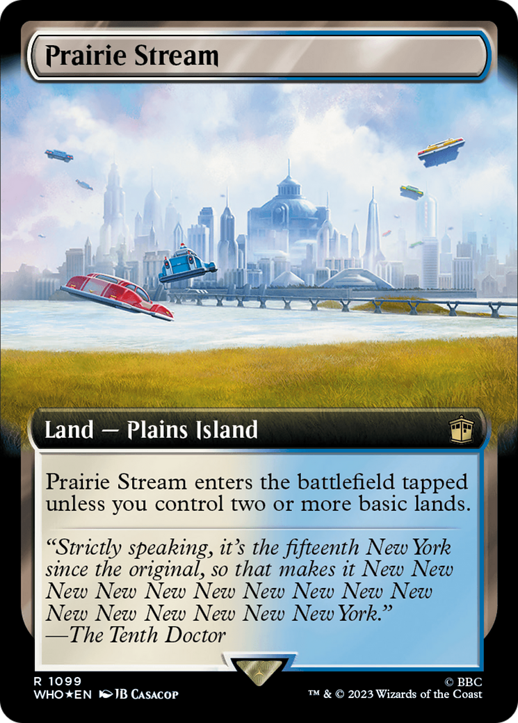 Prairie Stream (Extended Art) (Surge Foil) [Doctor Who] - Trinity Hobby