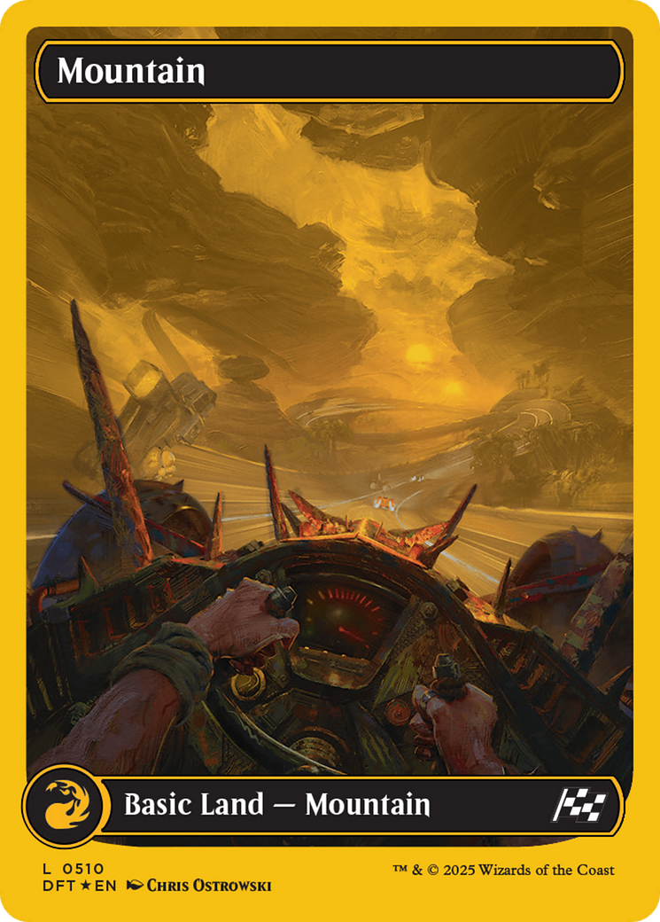 Mountain (0510) (First-Place Foil) [Aetherdrift] - Trinity Hobby